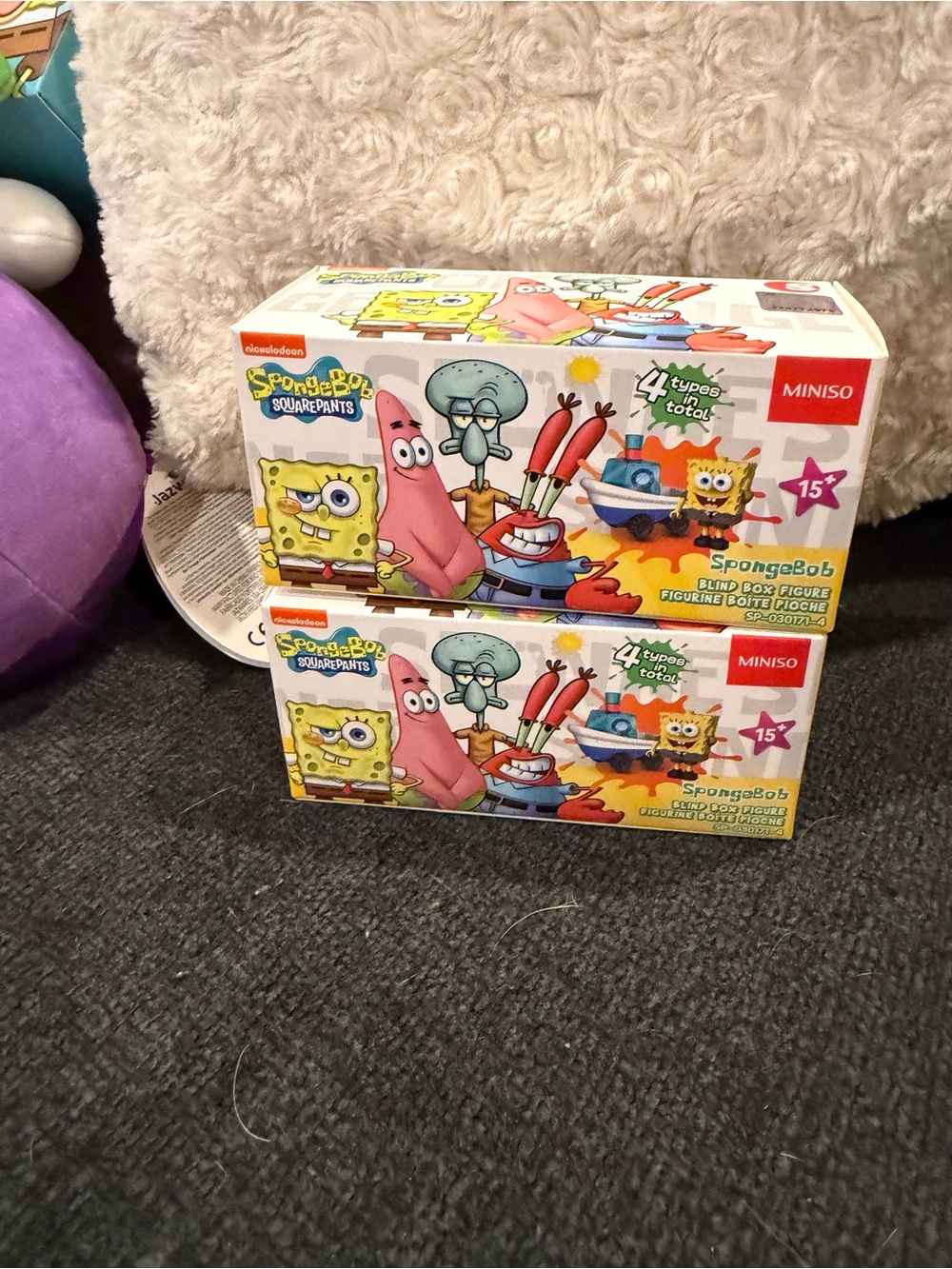 Miniso SpongeBob SquarePants Blind Box Figure lot
